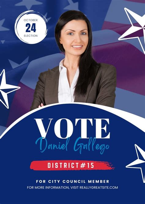 Free custom printable election flyer templates .